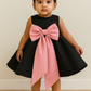 Midnight Blossom Bow Dress 🌸