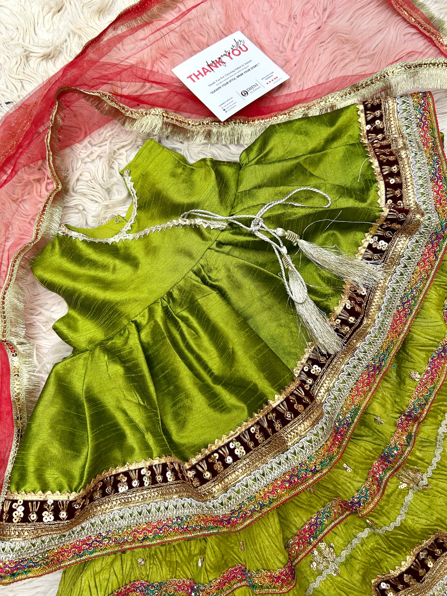 Zunaisha lehenga 3pc