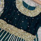 Zahra Makhmal Moti green