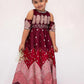 Haniya maroon 3pc