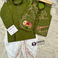 Little Baraati - Olive Green 3pc