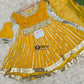 Zahra makhmal moti yellow