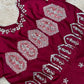 Haniya maroon 3pc