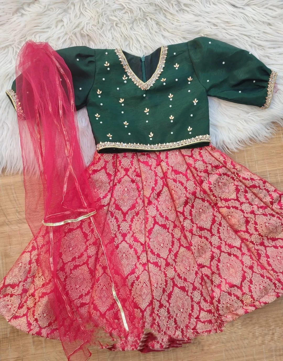 Sohana green pink 3pc
