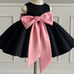 Midnight Blossom Bow Dress 🌸
