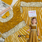 Zahra makhmal moti yellow